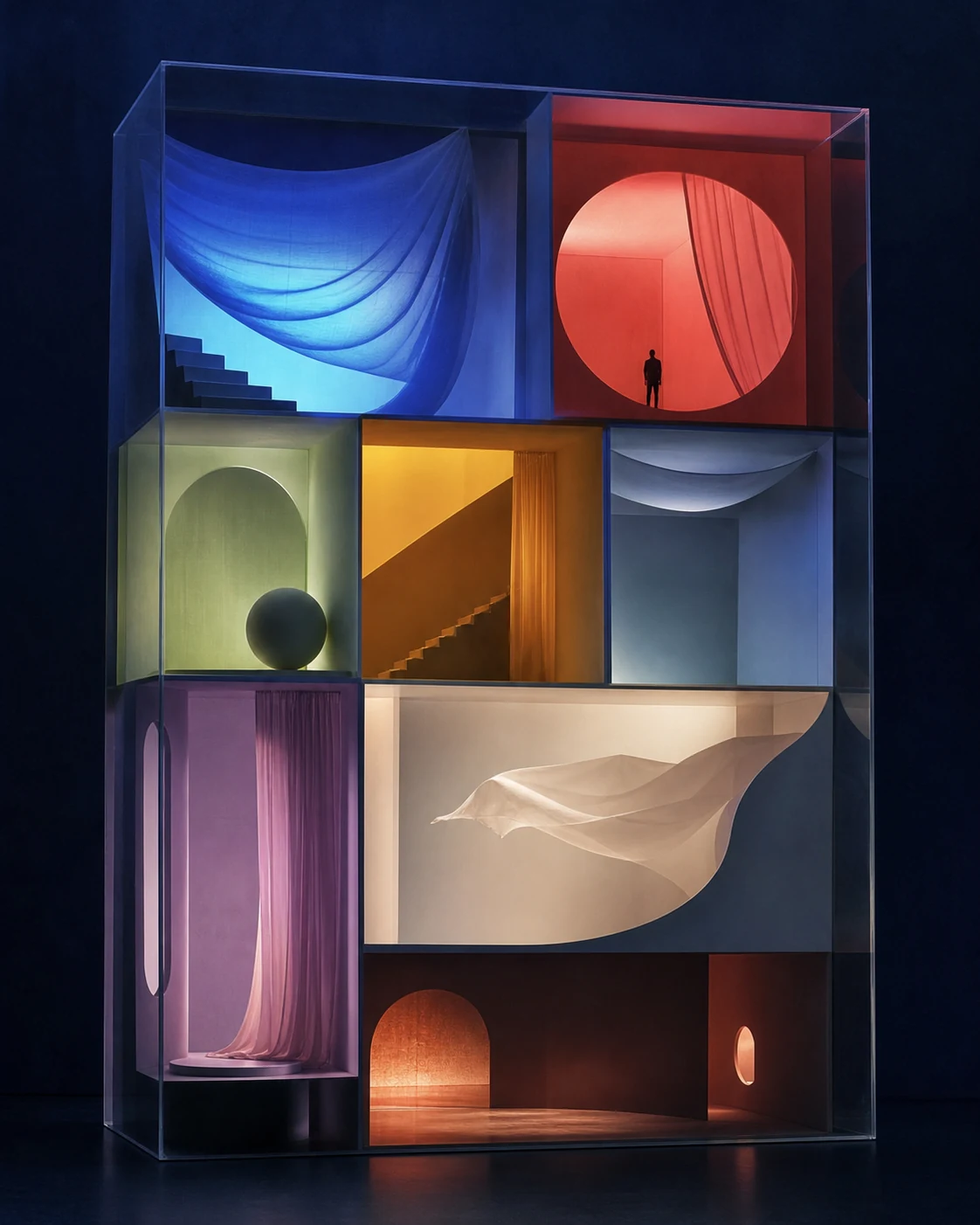 Eight Rooms Inspired by Different Emotions